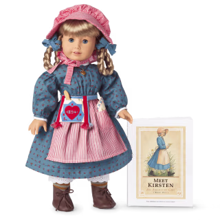 American Girl Kirsten Larson with Book and Accessories (18 Inch Doll)