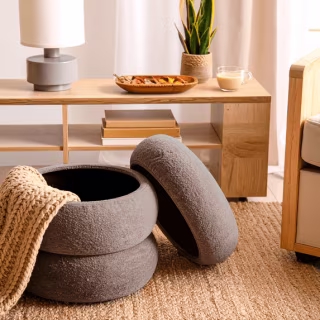 Mainstays Cloud Storage Ottoman