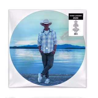 "Silver Sands Marina" by Kenny Chesney, Signed LP Picture Disc