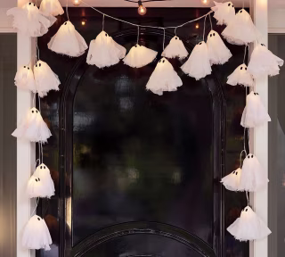 Pottery Barn Lit Ghost String Lights