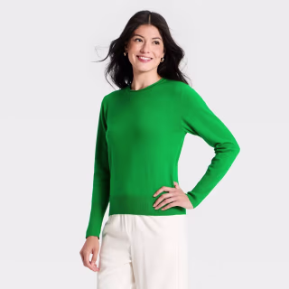 A New Day Mini Roll Crewneck Pullover Sweater
