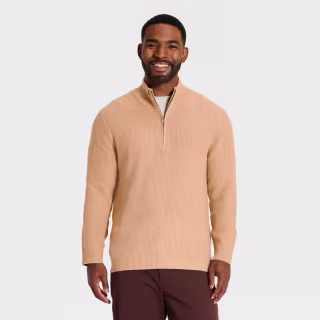 Goodfellow & Co Men's Comfort Wear 1/4 Zip Sweater