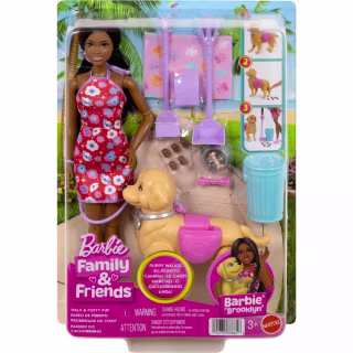 Barbie “Brooklyn” Walk & Potty Pup Toy Set