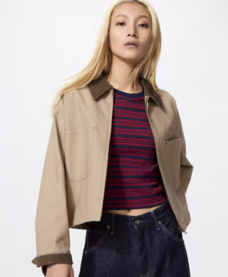 Uniqlo Zip-Up Short Jacket