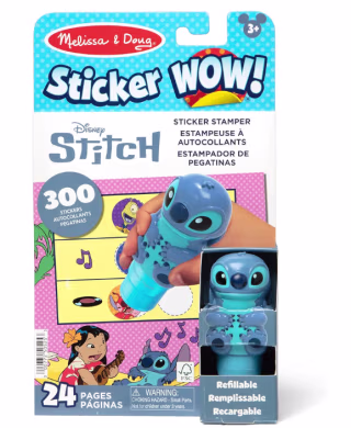 Melissa & Doug Sticker Wow! Disney Stitch Stamper & Activity Pad Toy