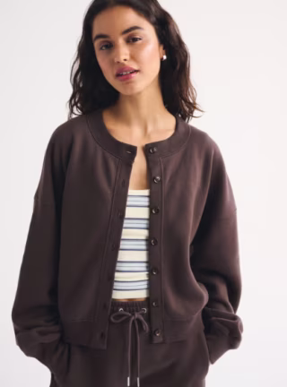 Abercrombie Sunday Shrunken Cardigan