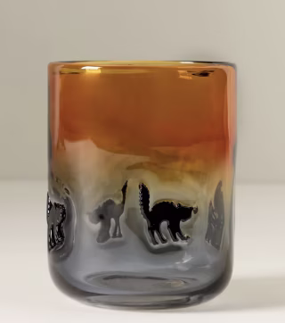 Anthropologie Mystic Halloween Icon Juice Glass