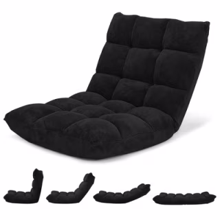 Costway Adjustable Floor Chair Folding Lazy Sofas & Couches