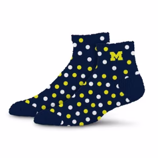 NCAA Michigan Wolverines Fuzzy Socks