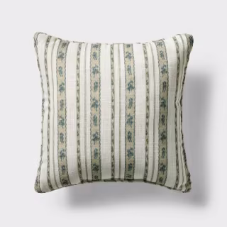 Threshold – A Collection with @ThisOakHouse Printed Stripe Ikat Throw Pillow