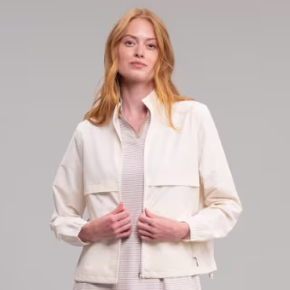 Richer Poorer Women's Woven Full-Zip Cropped Jacket