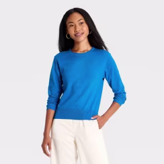 A New Day Mini Roll Crewneck Pullover Sweater