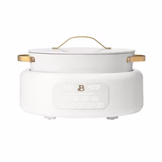 Beautiful 10 in 1, 6 Qt Electric Multi-Cooker, White Icing by Drew Barrymore
