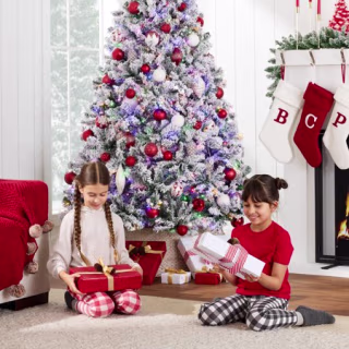 Best Choice Products 6ft Pre-Lit Christmas Pine Tree
