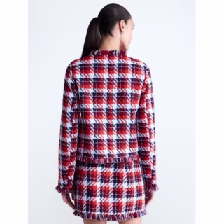 Free Assembly Women's Cropped Tweed Jacket