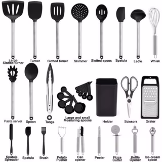 Oannao Silicone Kitchen Utensil Set (33 Piece)