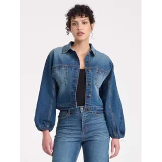 Sofia Vergara Darted Denim Waist Jacket