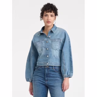 Sofia Vergara Darted Denim Waist Jacket