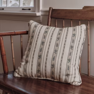 Threshold – A Collection with @ThisOakHouse Printed Stripe Ikat Throw Pillow