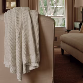 Threshold – A Collection with @ThisOakHouse Stripe Knit Cozy Throw Blanket