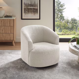 Mainstays Boucle Swivel Accent Chair