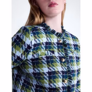Free Assembly Women's Cropped Tweed Jacket