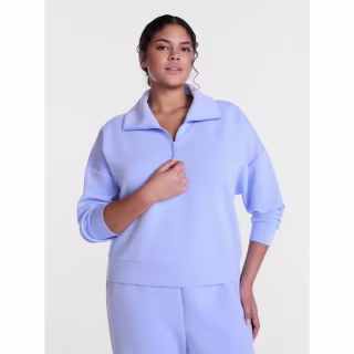 Avia Quarter-Zip ScubaKnit Pullover