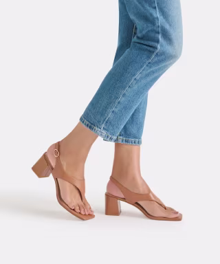 Yves Heels Saddle Leather