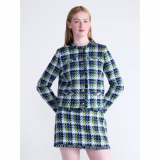 Free Assembly Women's Cropped Tweed Jacket