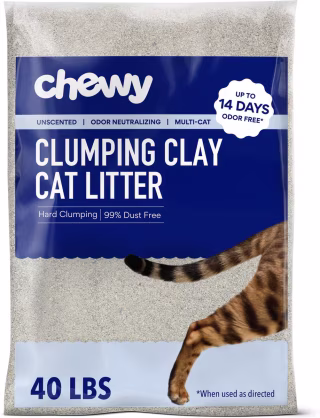 Chewy Clumping Clay Cat Litter