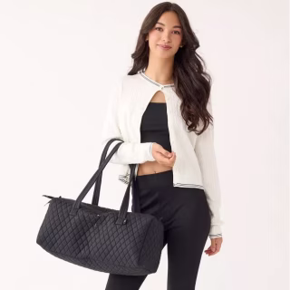 Vera Bradley Outlet Cotton Small Travel Duffel Bag