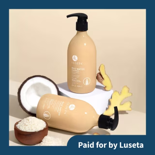 Luseta Rice Water Shampoo and Conditioner Set