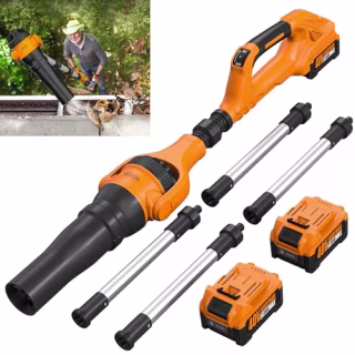 Alloyman Cordless, Extendable Leaf Blower