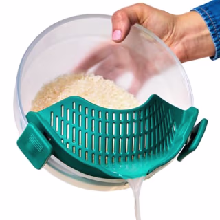 Anyday Silicone Clip On Pasta Strainer
