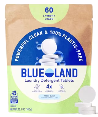 Blueland 100% Plastic-Free Laundry Detergent Tablets