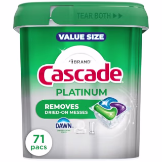 Cascade Platinum Dishwasher Pods (71 Count)