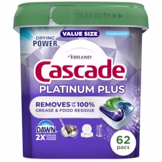Cascade Platinum Plus Dishwasher Pods