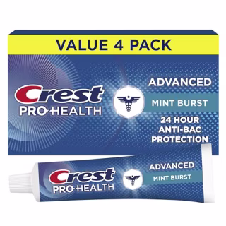 Crest Pro-Health Advanced Antibacterial Protection Toothpaste, 4-Pack