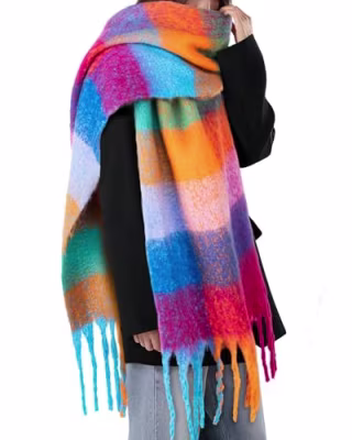 Fullgive Colorful Winter Scarf