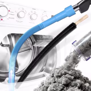 Holikme Dryer Vent Cleaner Kit with Lint Vacuum Attachment & Brush