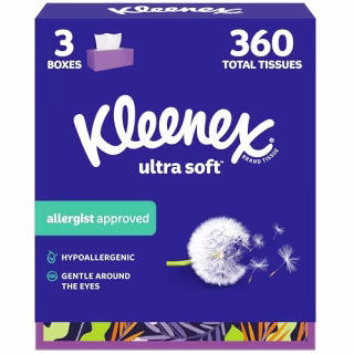 Kleenex Ultra Soft Facial Tissues