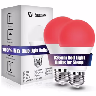 Neporal 625nm Red Light Bulbs