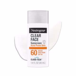 Neutrogena Clear Face Sunscreen for Acne Prone Skin SPF 60