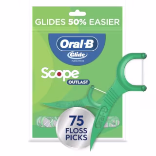 Oral-B Glide Mint Dental Floss Picks with Scope Outlast