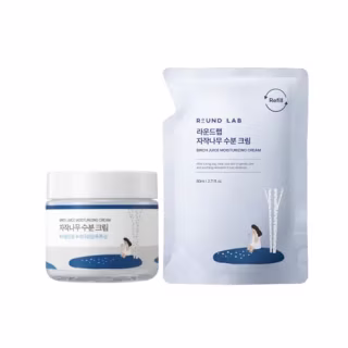 Round Lab Birch Juice Moisturizing Cream + Refill Set