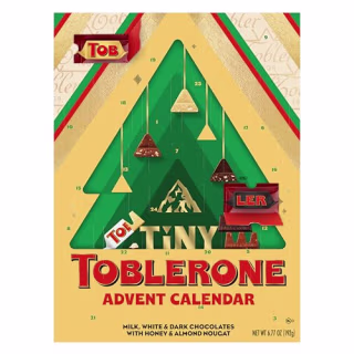 Toblerone Tiny Assorted Chocolate Bars Holiday Advent Calendar
