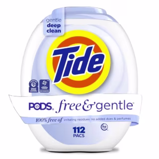 Tide Pods Free & Gentle Laundry Detergent Pods