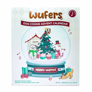 Wufers Singing Snow Globe Dog Advent Calendar
