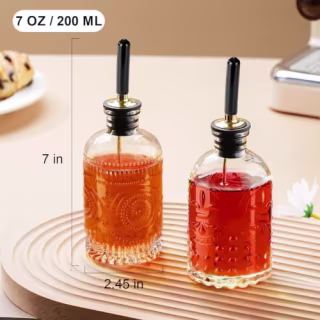 Gegewawa Glass Syrup Bottles