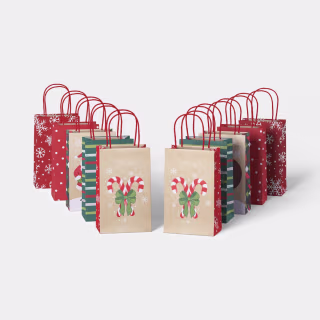 Wondershop Christmas Extra Small Gift Bags (10 Count)